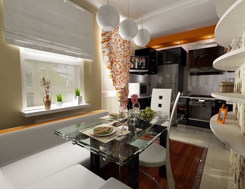 Дизайн квартир. Кухня
